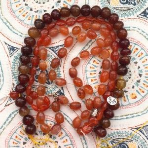 Carnelian beads natural stone gemstone